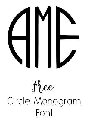 Free Monogram Fonts - download or use with our free monogram maker