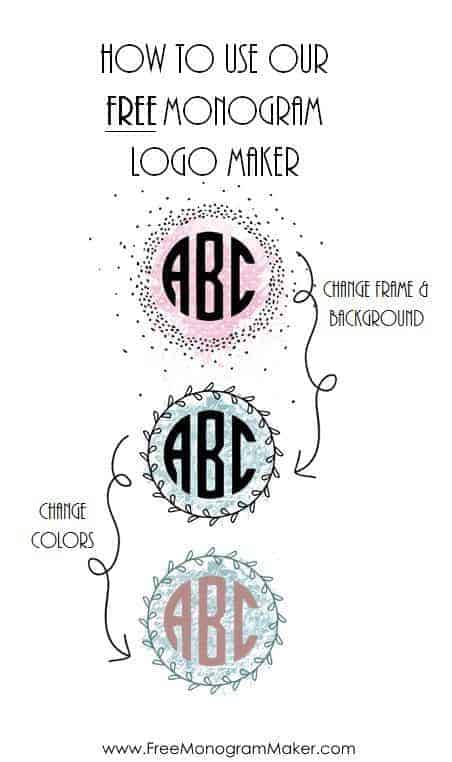 how to use our monogram logo maker