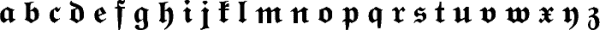 gothic font