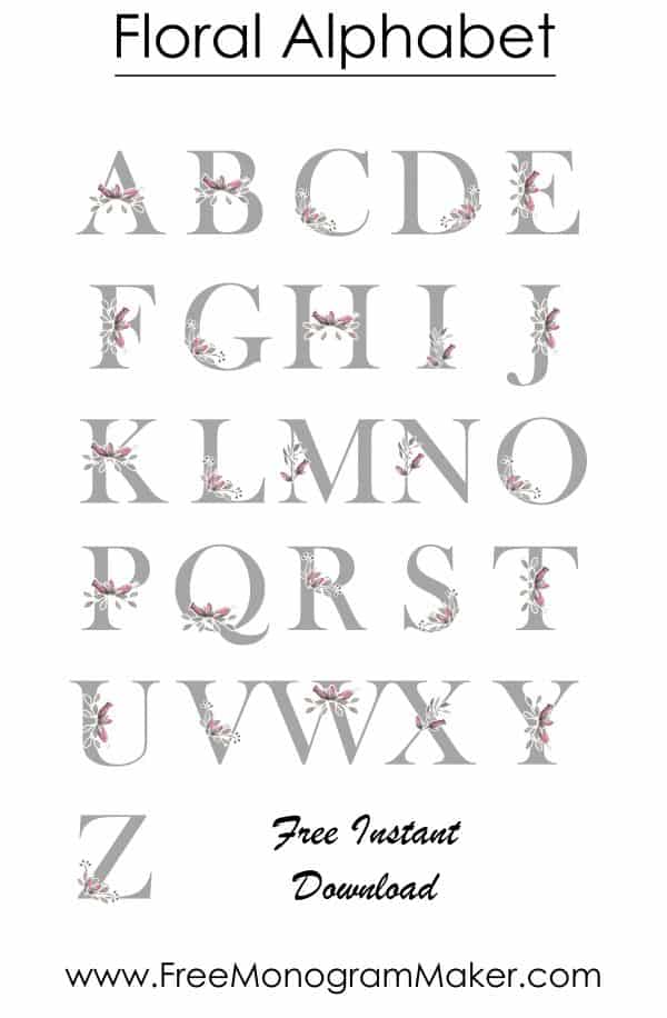 Monogram fonts