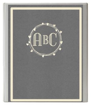 Free Monogram Binder Cover | Customize Online | Instant Download
