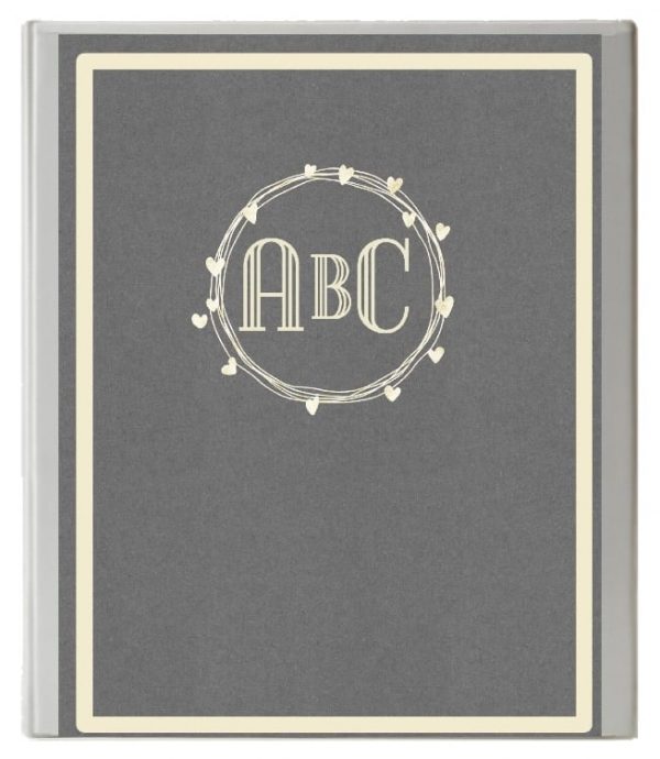 Free Monogram Binder Cover Customize Online Instant Download