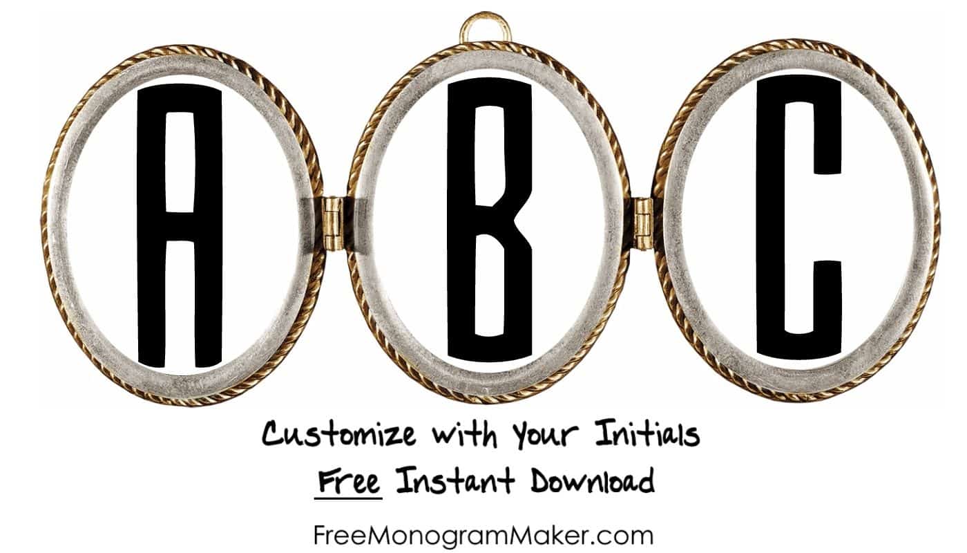 Free downloadable monogram maker - rewamoo