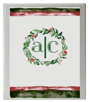 Free Monogram Binder Cover | Customize Online | Instant Download