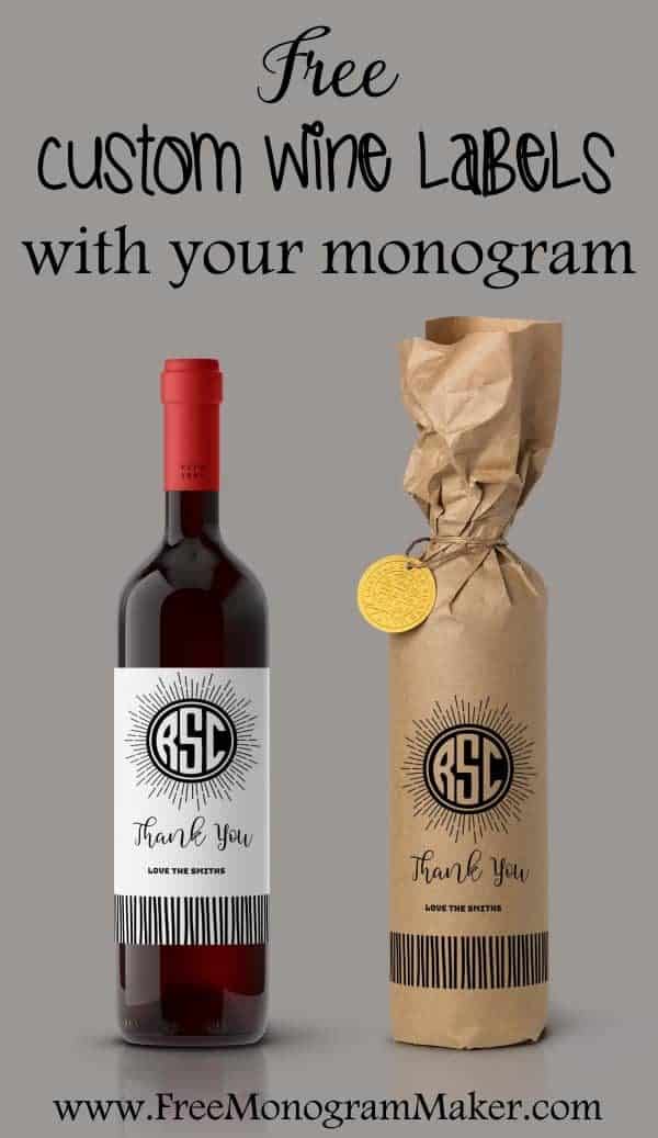 custom wine label