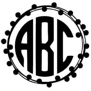 Circle Letter Font Free Circle Letter Font Free