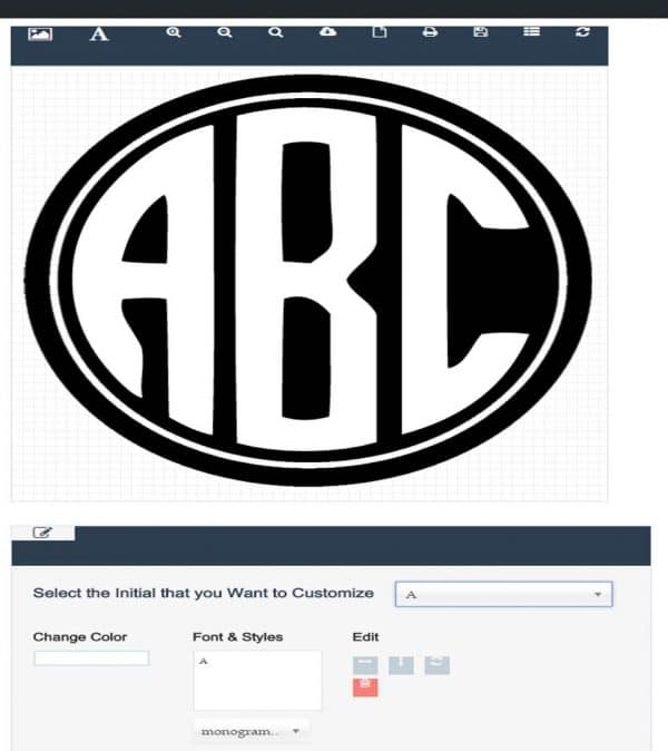 Circle Monogram Font (Free) | Create Online with Free Monogram Maker
