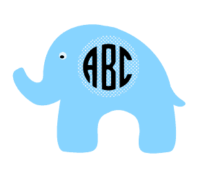 monogram elephant