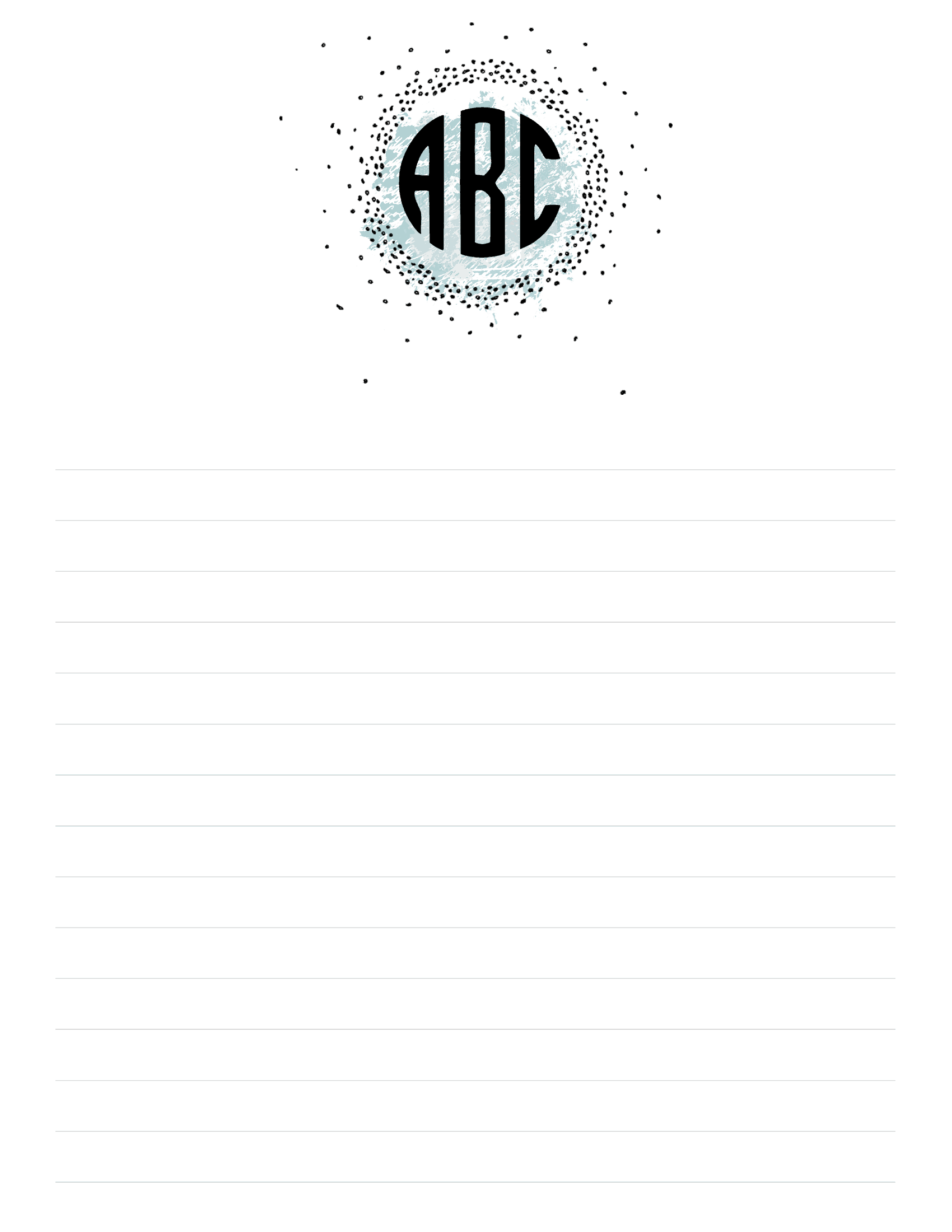 Free Monogram Stationery Maker | Create Online & Print at Home