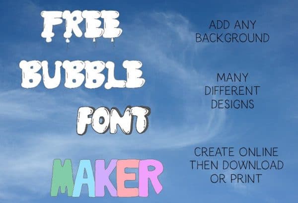 Free Bubble Letters Generator | Add bubble letters with a click!