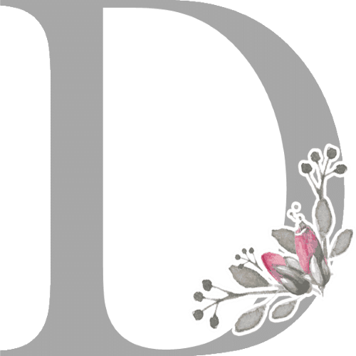 Letter D Monogram | Customize Online | Instant Download