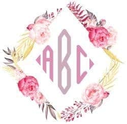 Free Diamond Monogram Font | Customize Online then Download