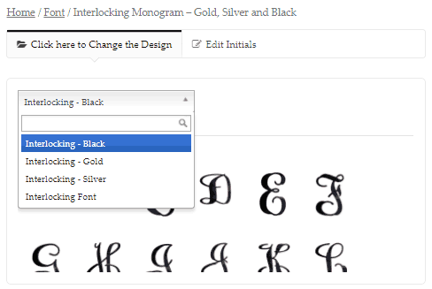 vine monogram font free