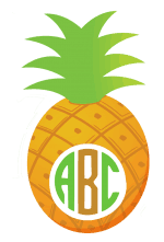 pineapple monogram