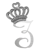 Silver crown monogram with the initial Z