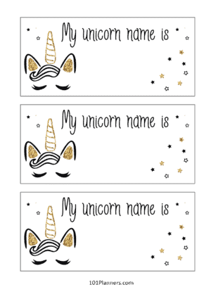 My unicorn name is