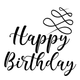 Happy Birthday Calligraphy | Edit Online then Download