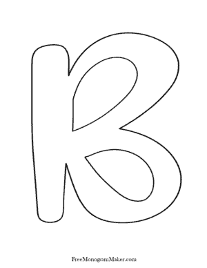 B letter