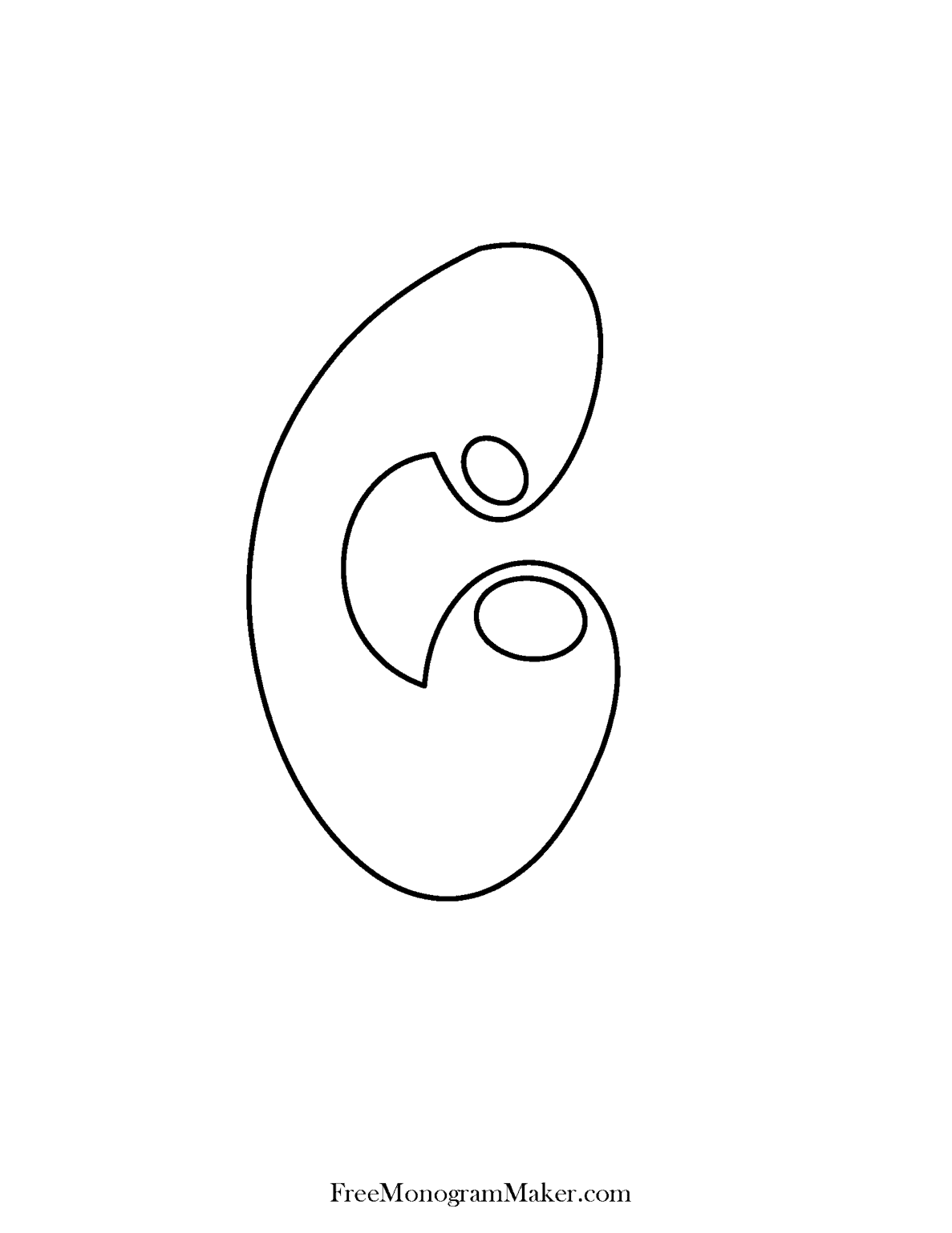 Bubble Letter C