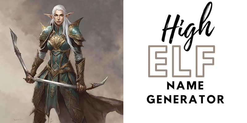 high elf name generator