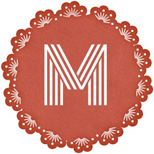 Red frame with the M Initial