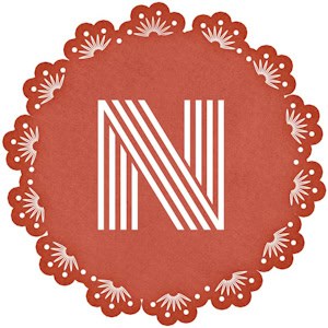 Red frame with the N Initial
