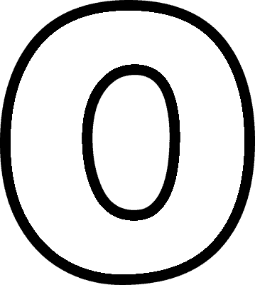 O - 001 Bubble Letter O (Caps)