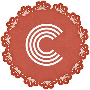Red frame with the C Initial