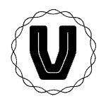 Initial V with a Round Frame