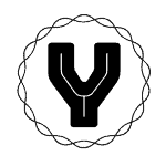 Initial Y with a Round Frame