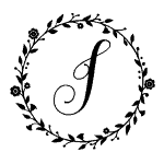 Letter I with a Round Frame
