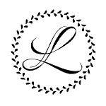 Letter L with a Round Frame