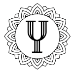 Initial Y with a Round Frame