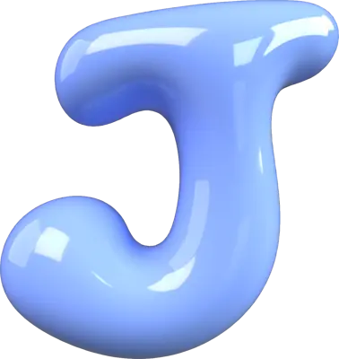 Bubble Letter J