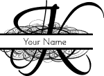 Split Letter K