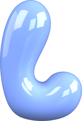 Bubble Letter L
