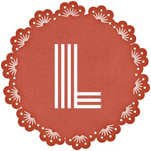 Red frame with the L Initial