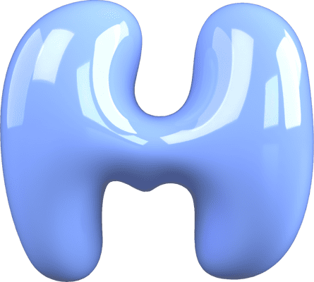 Bubble Letter M