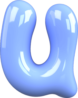 Bubble Letter U