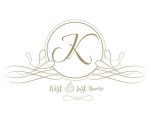 Pretty Gold Frame with the Letter K