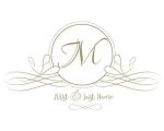 Pretty Gold Frame with the Initial M
