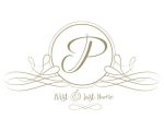 Pretty Gold Frame with the Initial P