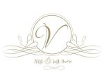 Pretty Gold Frame with the Initial V