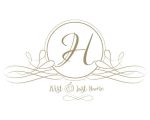 Pretty Gold Frame with the Letter H