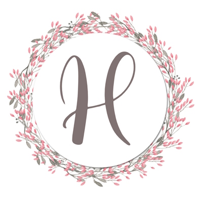 Round Shaped Floral Border With Pink Flowers - H