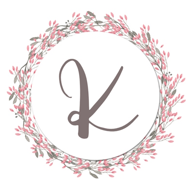 Round Shaped Floral Border With Pink Flowers - K