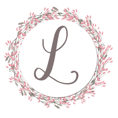 Round Shaped Floral Border With Pink Flowers - L