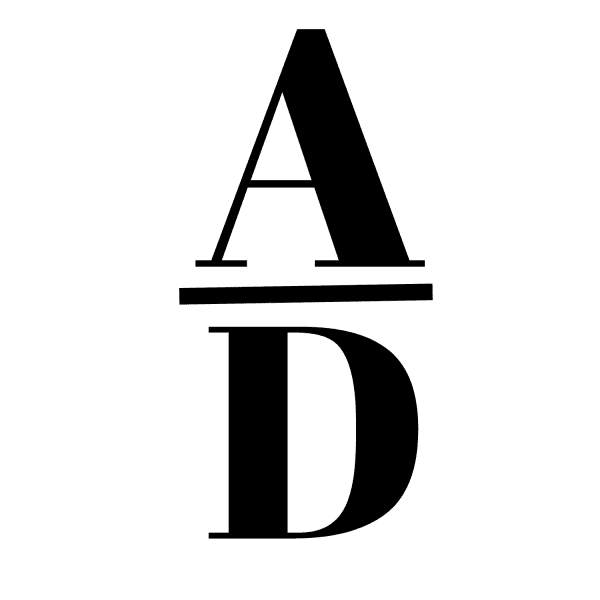 Monogram - 2 Initials - Top and Bottom