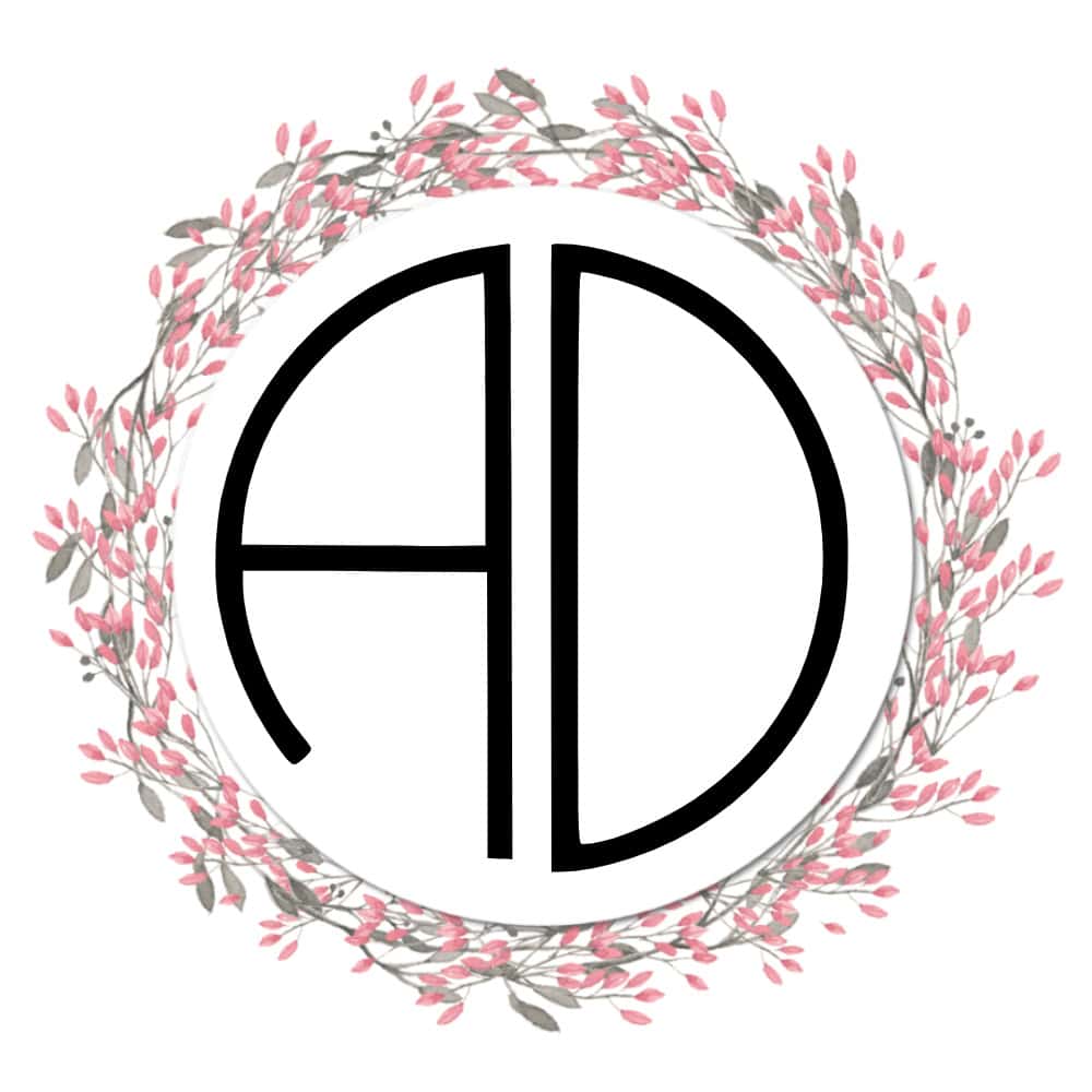 Monogram - Circle Monogram - 68 Circles You Can Swap (2 Initials) (Watercolor Frame)