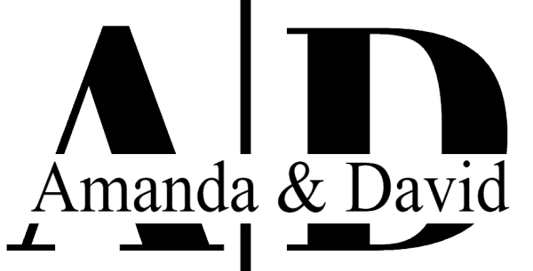 Couple's Monograms (2 Initials and Names in the Middle)